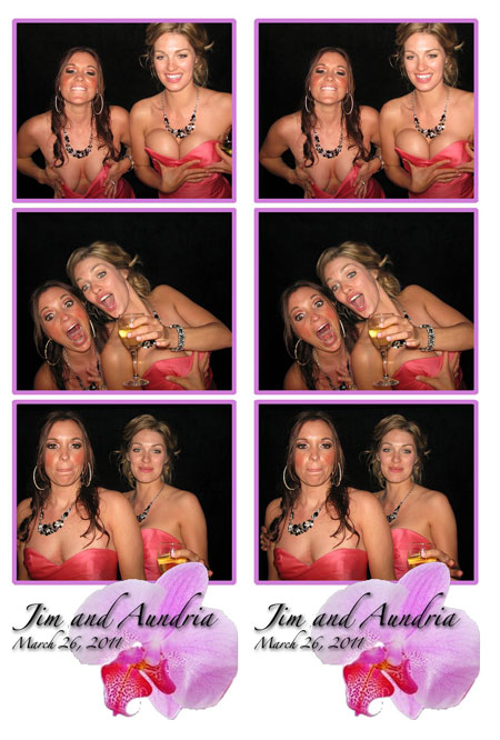 wedding_boobs_11 Two girls putting their hands on their boobs in a wedding photobooth