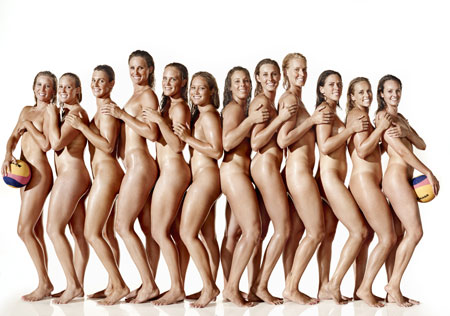 Nude Water Polo Team