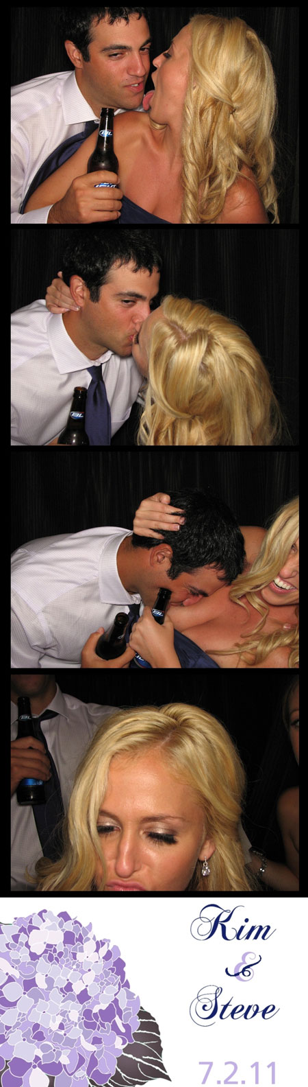 Drunk Kissing in a Photobooth
