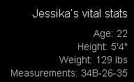 jessika_stats Jessika's Vital Stats