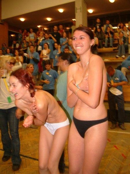 Students Strip in Lectures