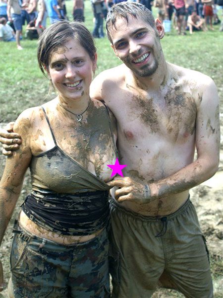 Muddy Boob Flash