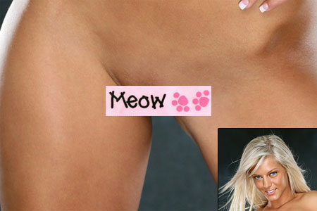 Blonde Los Angeles Girl Jennifer's Perfectly Shaven Meow