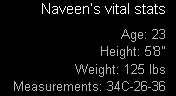 Naveen's Vital Stats