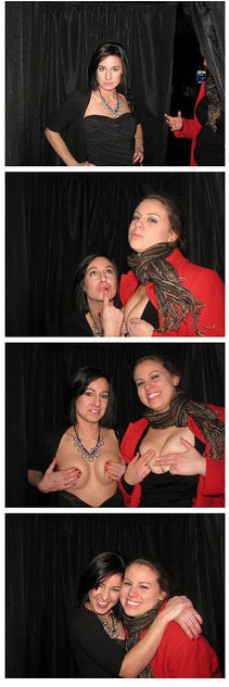 PhotoBooth-6 Cute Babes Flashing in a Photobooth
