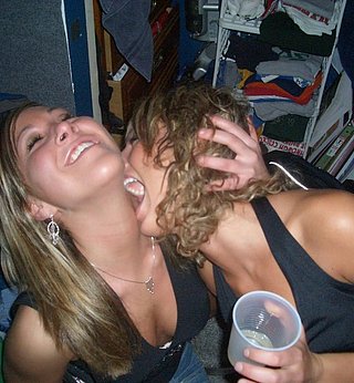 Drunk Girlfriends having Fun