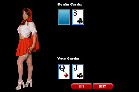 Play Strip Blackjack with Lynn