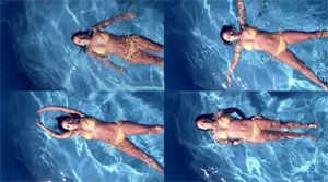 Lacey Chabert in a Yellow Bikini