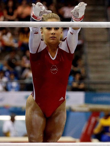 Fit Blonde Gymnast