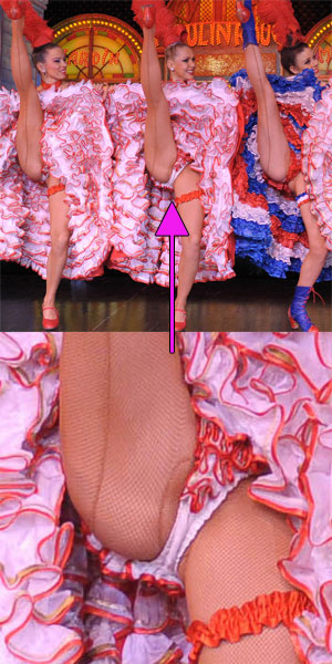Can-Can Upskirt Fun from France