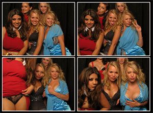 Party Girls in Event Photobooths