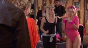 Hollyoaks - Pink Leotard