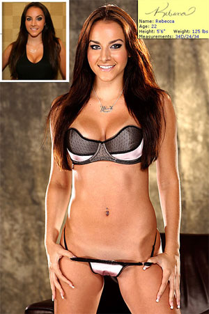 Rebecca Poses at the Fort Lauderdale Playboy Casting Call