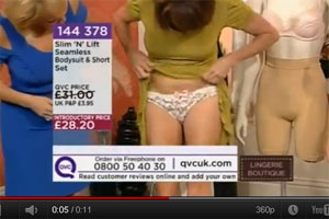lifting-her-skirt QVC Skirt Lift
