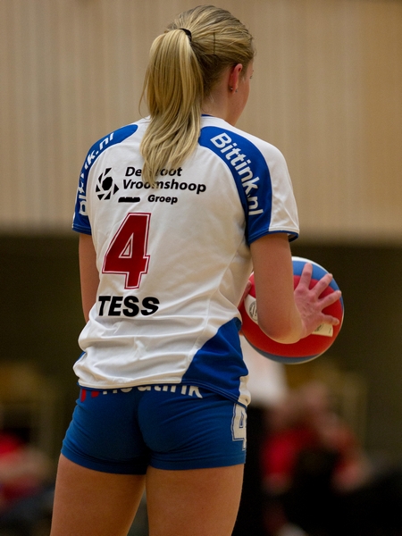 Blonde Volleyball Player