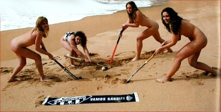 Naked Hockey Team