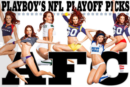 NFL Cheerleader in Playboy