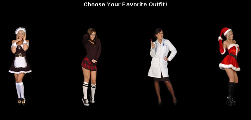 StripWordsBrookeLima2 Select an Outfit