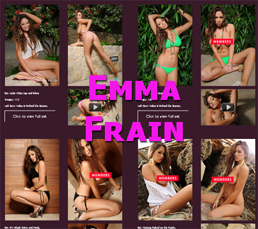 UK Glamour Model Emma Frain