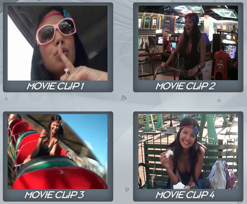 Karla Spice in the Amusement Park