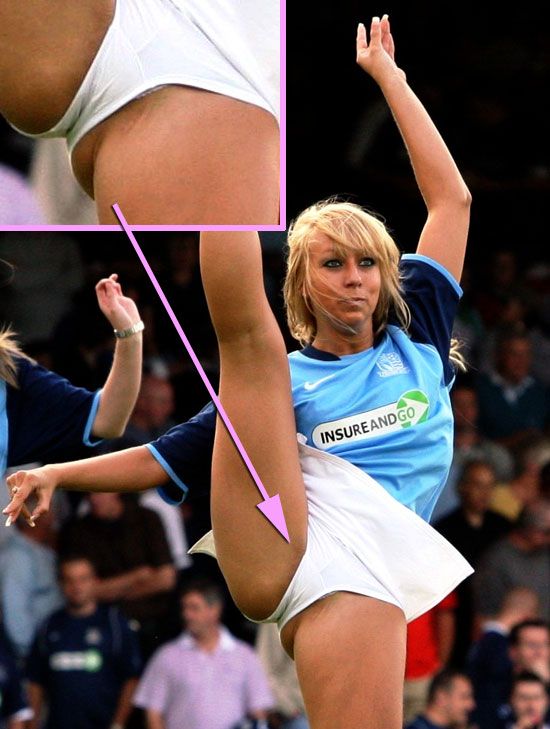 Panty Oops Cheer Panty Oops Moment - Cheerleader