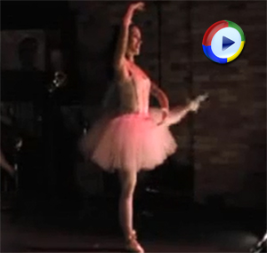 Video of a Ballerina Stripping on Stage