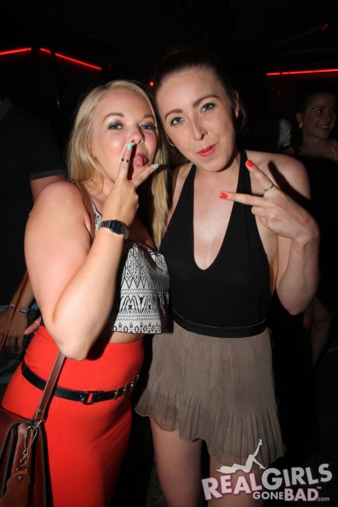 Cute Real Girls Showing Off in a Club