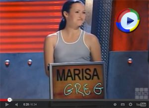 Marisa Plays Strip Quarterback with Dog Eat Dog
