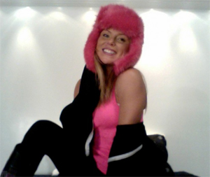 Meet Madden in a Fuzzy Pink Hat