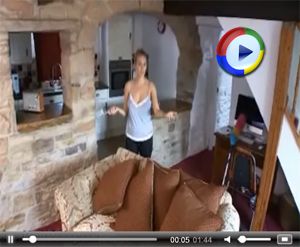 Angry Hayley Marie Tells You off on DownblouseLoving