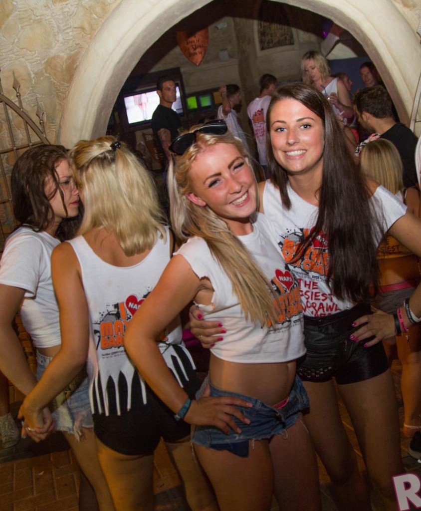 Real Party Girls in Ayia Napa