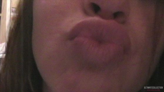 Kari Sweets Kisses the Cam