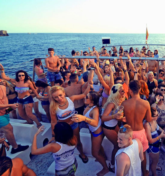Drunk Real Girl Boat Party
