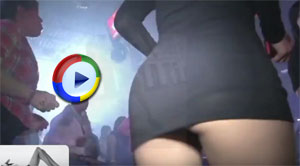 Girls Dancing in Miniskirts Get Upskirted on the Dancefloor