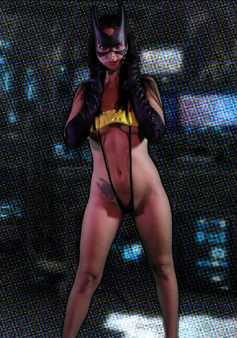 Bailey Know strips off her Batgirl outfit