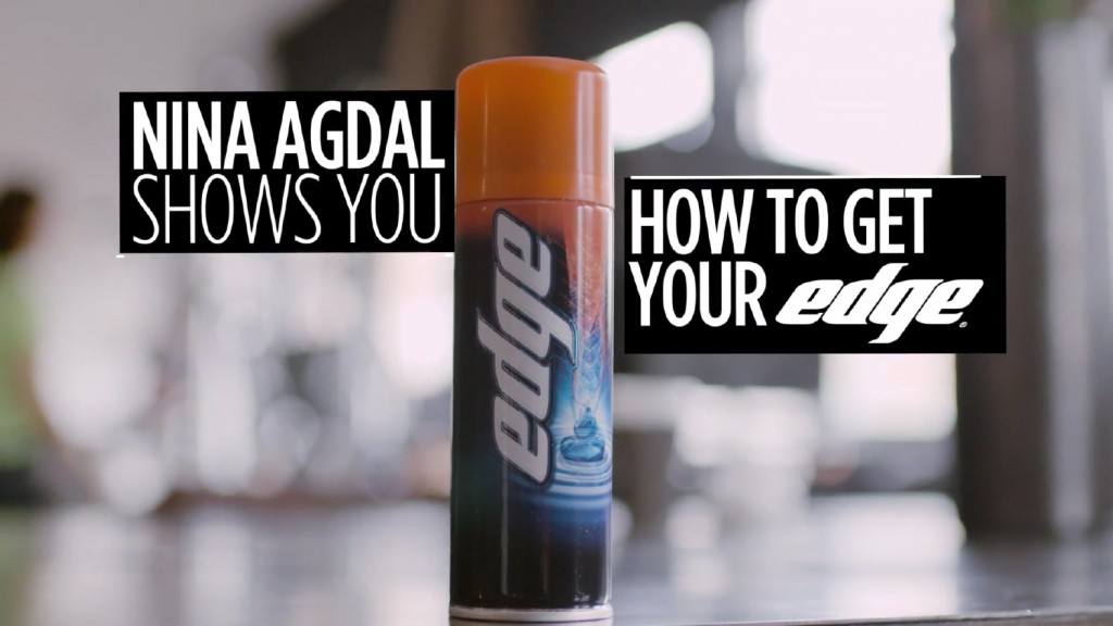 Can of Edge Shaving Foam