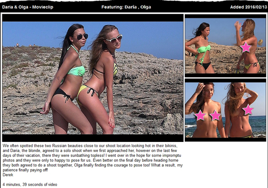 Bikini fun with Daria and Olga on UGotItFlauntIt
