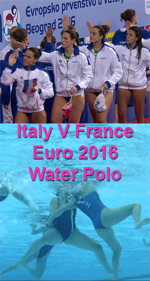 Italy V France Water Polo - European Championship 2016