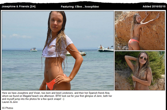 Josephine is posing in her bikini for UGotItFlauntIt