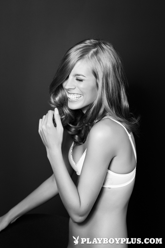 Cute babe Sarah Smit posing for Playboy