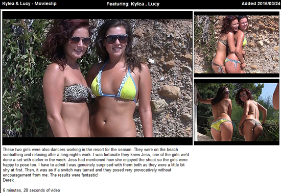 Amateur bikiini girls having fun