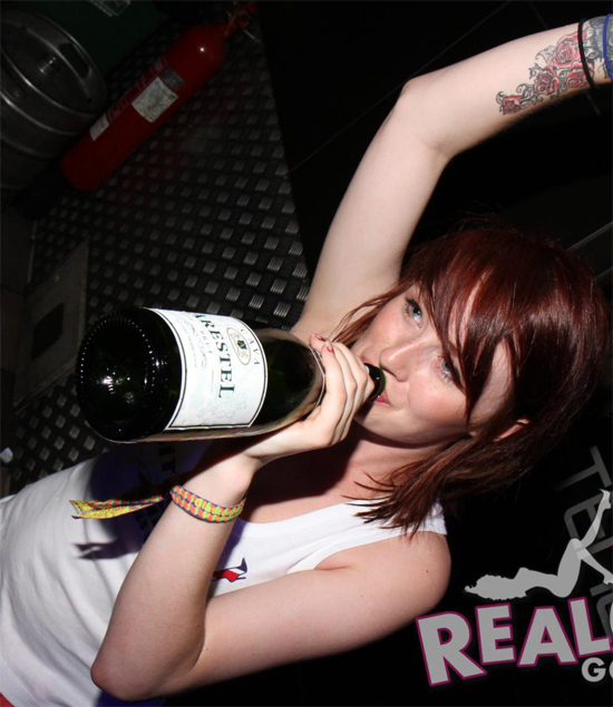Real girls want to get drunk in the club