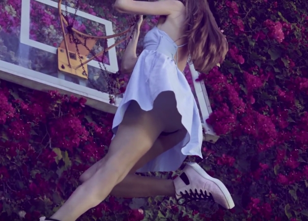 Jumping upskirt oops