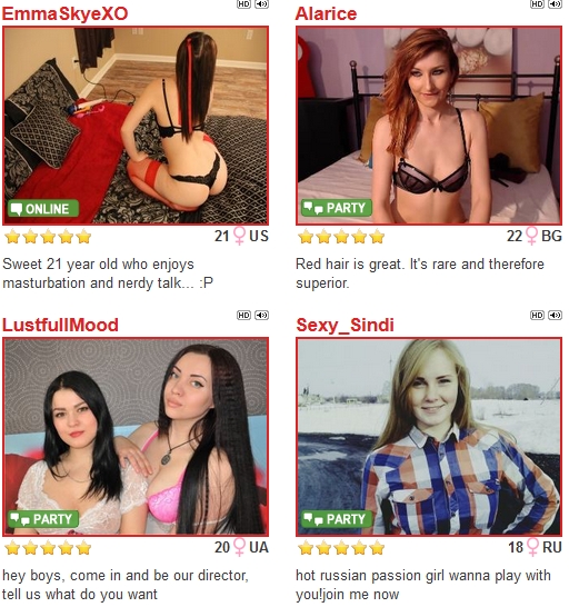 PerfectCam - Girls are Live Now!