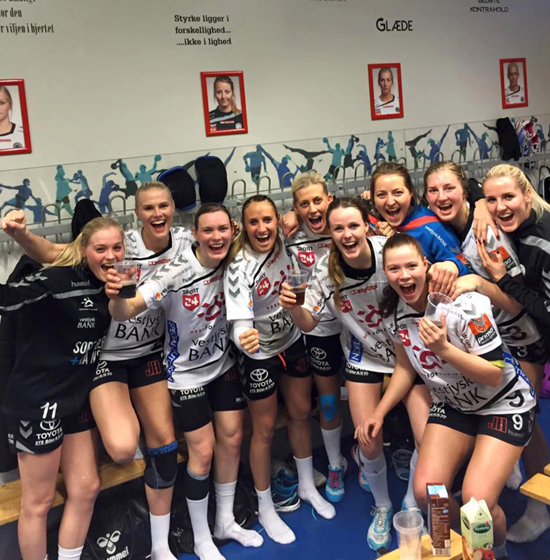 Danish Sports team changing rooms