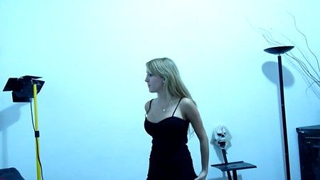 Gisel and Carina posing for Gaston's Girls