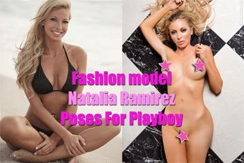 Fashion model poses naked for Playboy