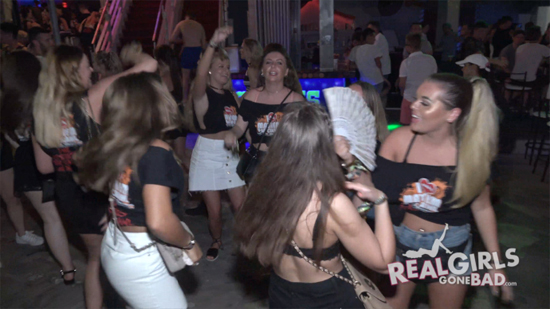 Real party girls in Ayia Napa