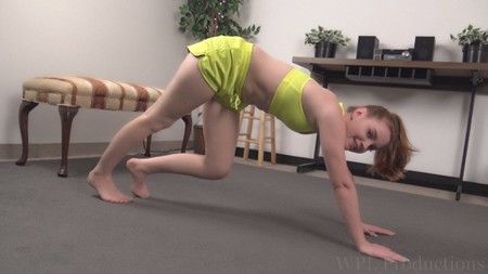 Miriam shows how fit she is