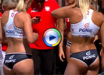 Sexy Women's Beach Handball